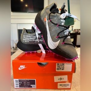 NEW - Womens US 6.5 Nike+Off-White Waffle Racer FP Fushcia Sneakers